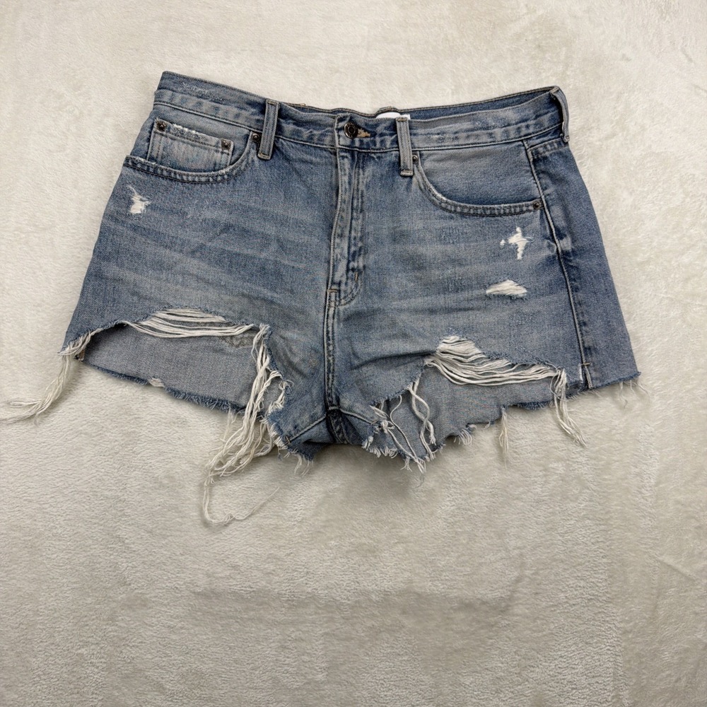 Pistola Nova High Rise Distressed Cutoff Jean Shorts Women's 30